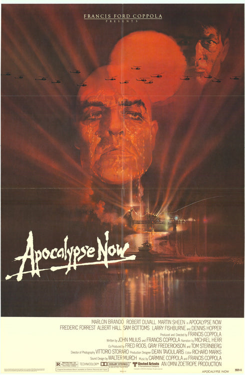 apocalypse now 1979 one sheet poster folded